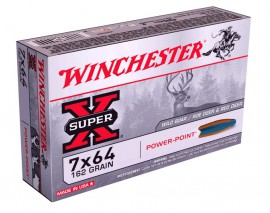 20 CARTOUCHES WINCHESTER  POWER POINT 162gr CALIBRE 7x64